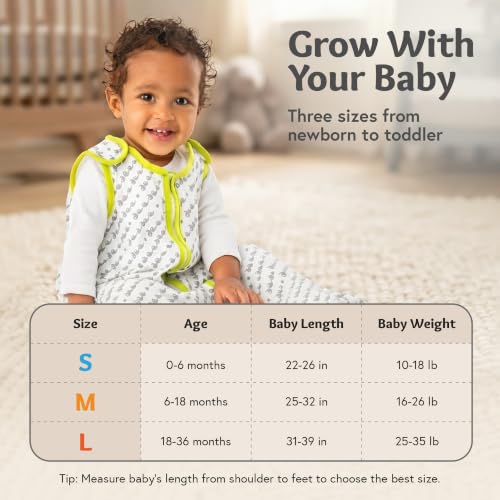 Image of Baby Deedee Sleep Nest Lite - Cotton Sleep Sack 0.6 TOG 18-36M Blue Stripe | Patented shoulder snaps and full-length zipper support easy dressing and diaper changes for warmer routines