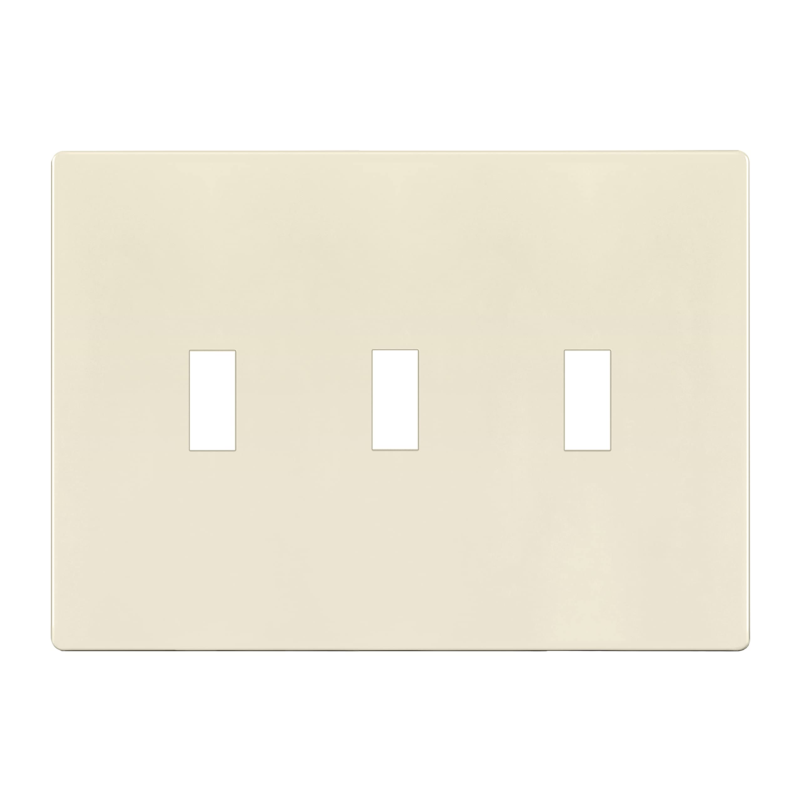 ENERLITES Triple Switch Wall Plate - Durable & Gloss White -12