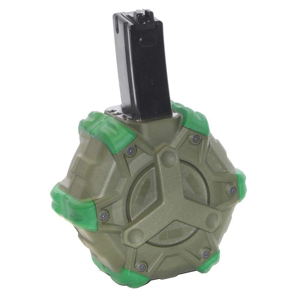 Buy Airsoft Spare Parts WE 350rd Drum Magazine for WE AP APACHE MP5