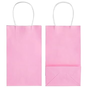 Amazon.com: BLUE PANDA 25-Pack Pink Gift Bags with Handles Amazon.com: BLUE PANDA 25-Pack Pink Gift Bags with Handles