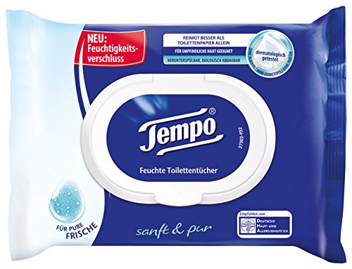 Preisvergleich Produktbild Tempo 16x Feucht Sanft & Pur
