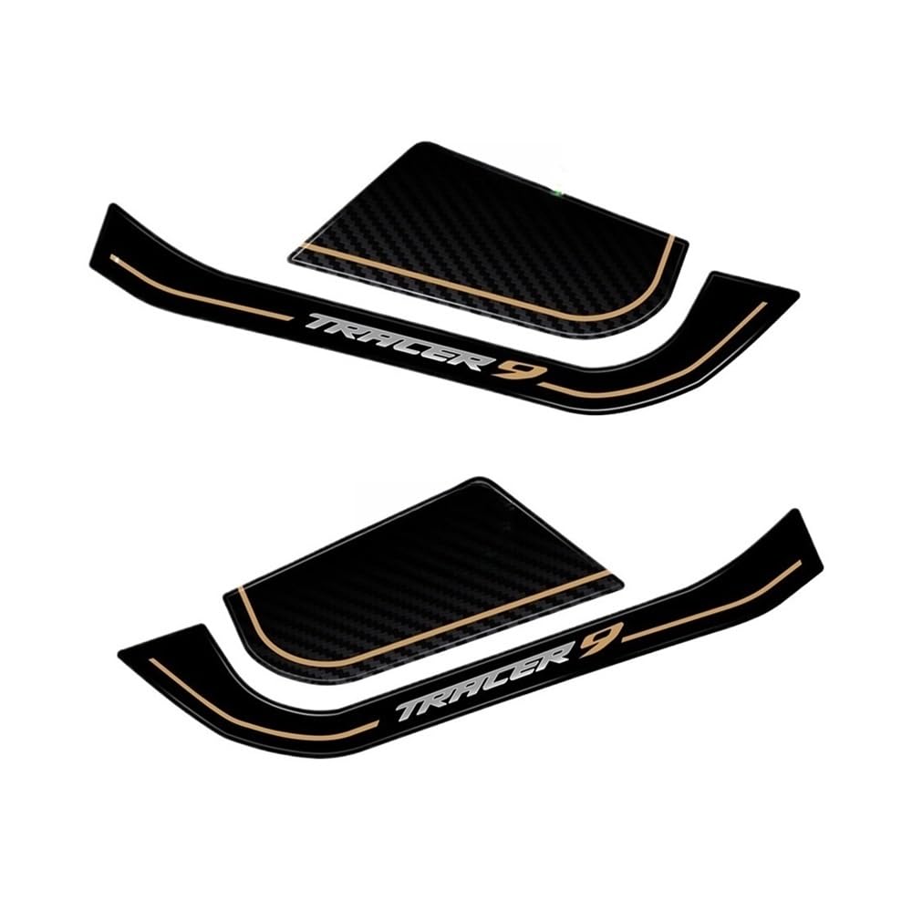 Tracer 9 et 9GT autocollant protection réservoir 2021-2023 kit de tampons de moto noir
