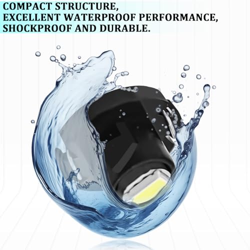 10 Bombillas LED T4.2 para Interior de Auto, Luz Blanca miniatura 3