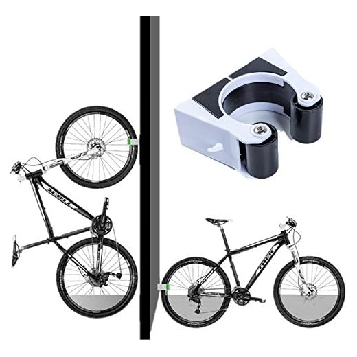 Hebilla de aparcamiento para bicicleta Gancho De Montaje En Pared Para Bicicleta soporte de almacenamiento vertical con tornillos Fácil de Instalar Soporte Bici (bicicleta de montaña)