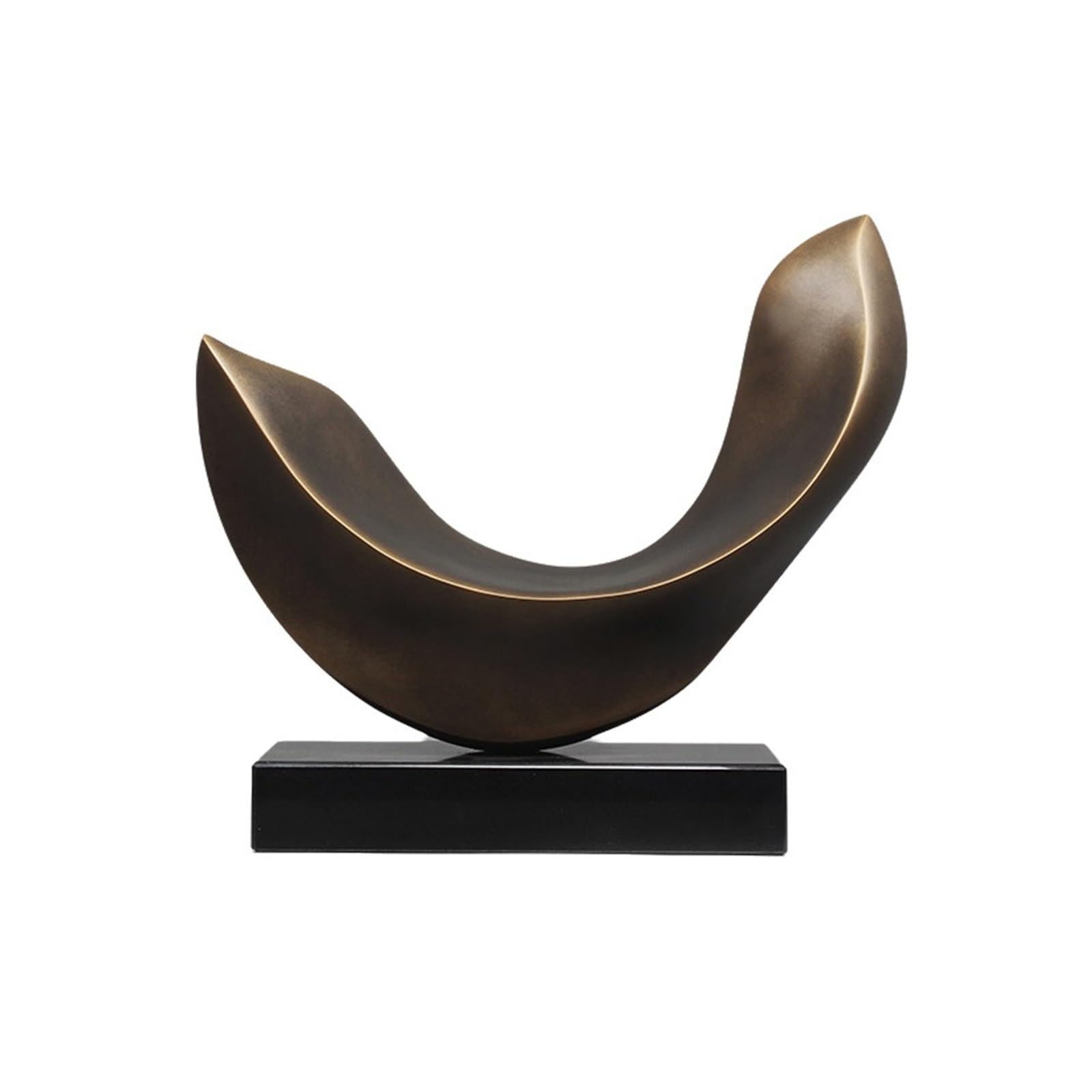 WANGHAI-666 Statue Decor Modern Hotel Decorative Ornaments Light Luxury Handicrafts Abstract Art Sculptures, 43 * 15 * 38cm