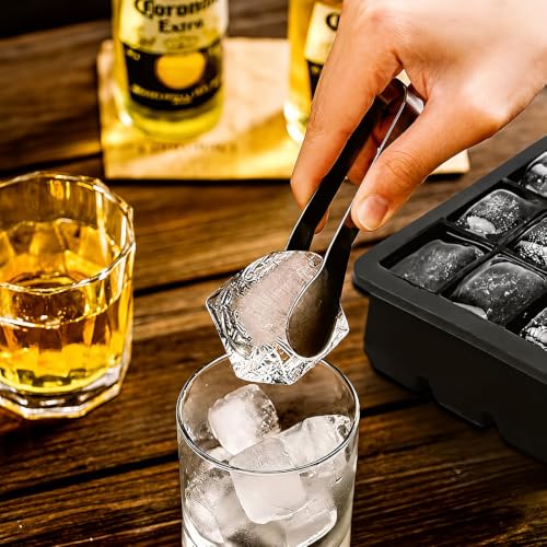 Molde de cubos de hielo de silicona con tapa miniatura 4