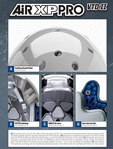 image for Schutt Sports Vengeance VTD II Football Helmet Without Faceguard, Whit