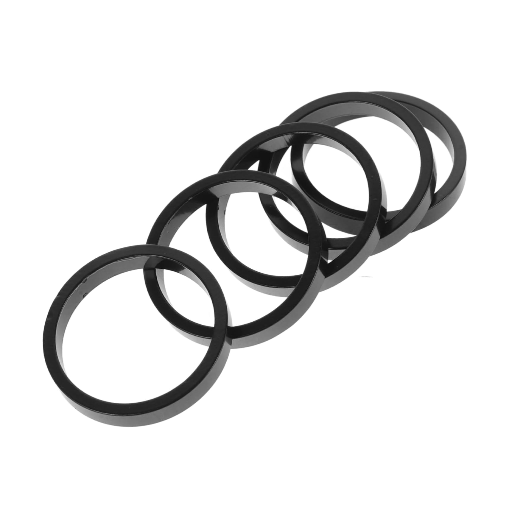 Garneck Mountain Bike Handlebar Stem Spacers Set 5mm Bike Stem Spacer Aluminum Alloy Upgrades