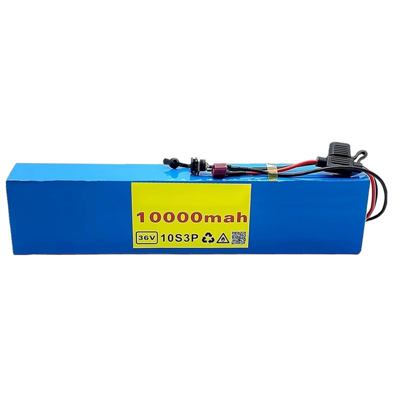 36V 10Ah 10S3P Batterie Lithium-ION Étanche pour Vélo Électrique Batterie De Scooter pour Moteurs 50W~500W avec Plaque De Protection Intégrée