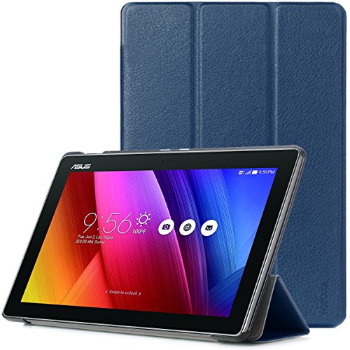 Asus Zenpad 10 (Z300C/Z300CG/Z300CL) Case - HOTCOOL Ultra Slim Lightweight SmartCover Stand Case For 2015 Released Asus Zenpad 10.1-inch Z300C / Z300CG / Z300CL Tablet, Navy Blue