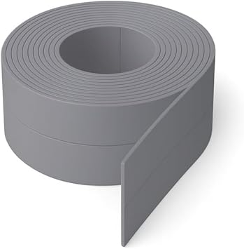 Kendinden Yap kanl  Su Ge irmez  zolasyon Band    3,2 m PVC K e ve Kenar Koruma  eridi, Lavabo, K vet, Du  ve Mutfak Gri