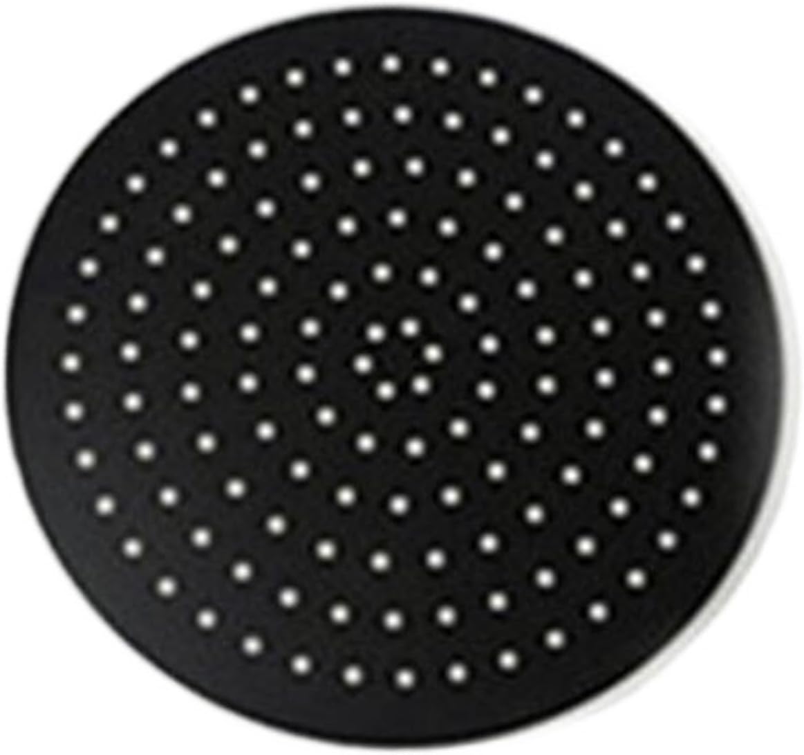 金属製円形シャワーヘッド ドット模様 シャワーヘッド 単品 陶器取っ手