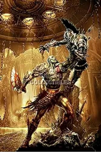 Swoders4u Da Bang God of War III Kratos Movie Poster Fabric Cloth Poster (24"" x 36"")