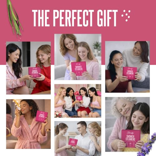 Image of Cleverfy Shower Steamers Aromatherapy Gifts for Teen Girls, 6 Tablets