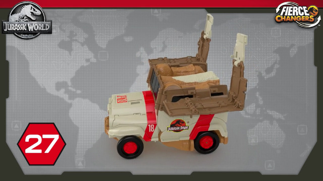 Mattel Jurassic World Zabawka Fierce Changers Figurka 2 w 1