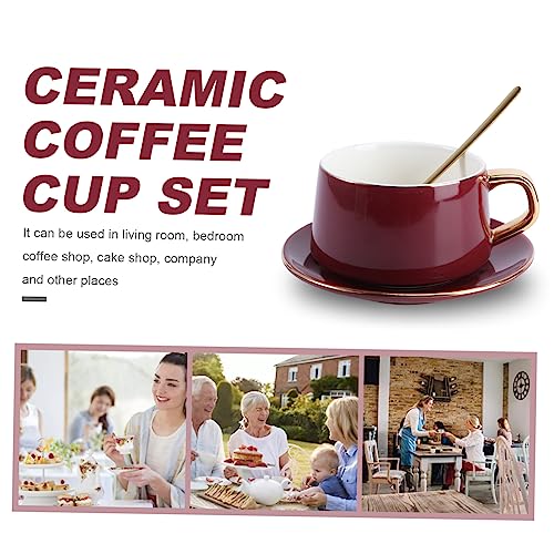 Cabilock Conjunto De 4 Peças bandeja de lápis xícaras de café expresso xícara de café expresso canec