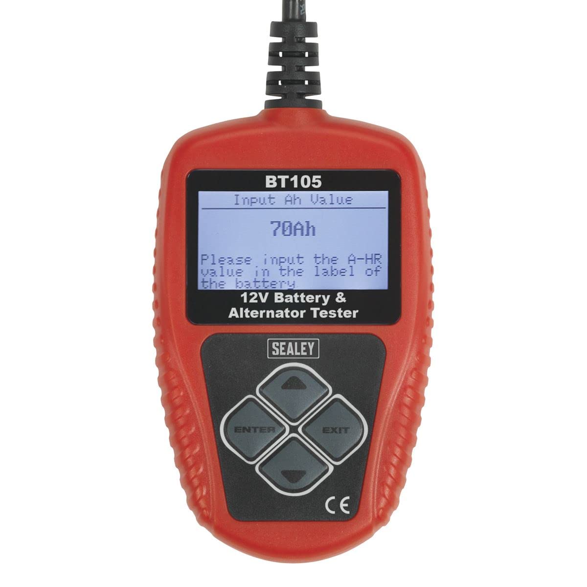 Sealey BT105 cyfrowy tester baterii i alternatora 12 V