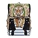Produktbild Emoya Schultasche Tiger Black Panther Tropical Flower Stripe Rucksack Schoobag Daypack