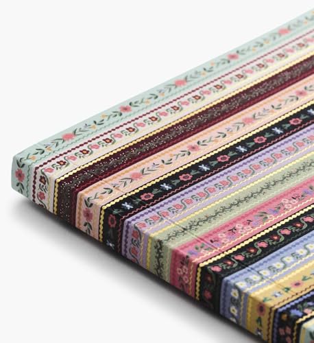 Carnet de notes ligné format 21,6 x 15,9 cm avec ruban marque-page gros-grain