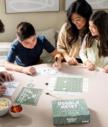 DOODLE HEIST - The Quick Drawing and Deduction Family Party Game for Kids, Teens, College Students, Adults & Families - Perfect for Fun Parties and Board Games Night with Your Group - Image 6