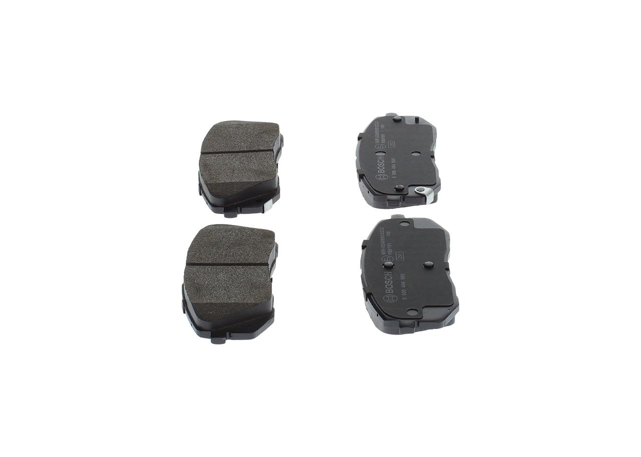 Bosch BP1893 - Pastiglie Freni Auto, Asse Anteriore - Qualità Bosch - Riduzione del Rumore e della Polvere - Certificazione ECE-R90 - Senza Rame - 1 Confezione da 4 Pastiglie - Con Accessori