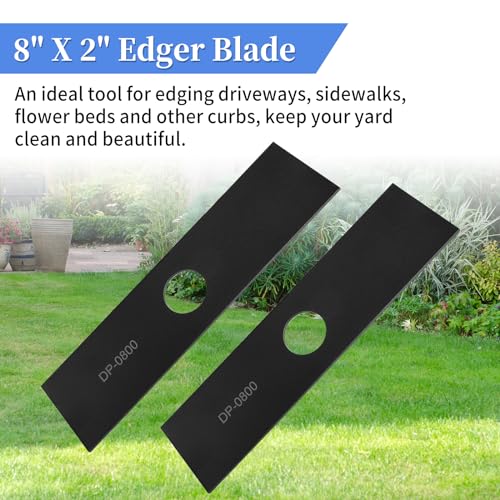 AEB0800 Edger Blade 1" Center Hole Compatible with EGO Power Edger, Multi-Head System Replacement Edger Blade for EGO 56V Edger Models EA0800/ME0801/ME0800 (2 Pack) - Image 5