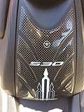 adesivi t max 530 Fondo in Simil Carbonio PROTEZIONE SPORTELLO SERBATOIO TMAX 530 ADESIVO 3D CARBON per SCOOTER T MAX 2012-16