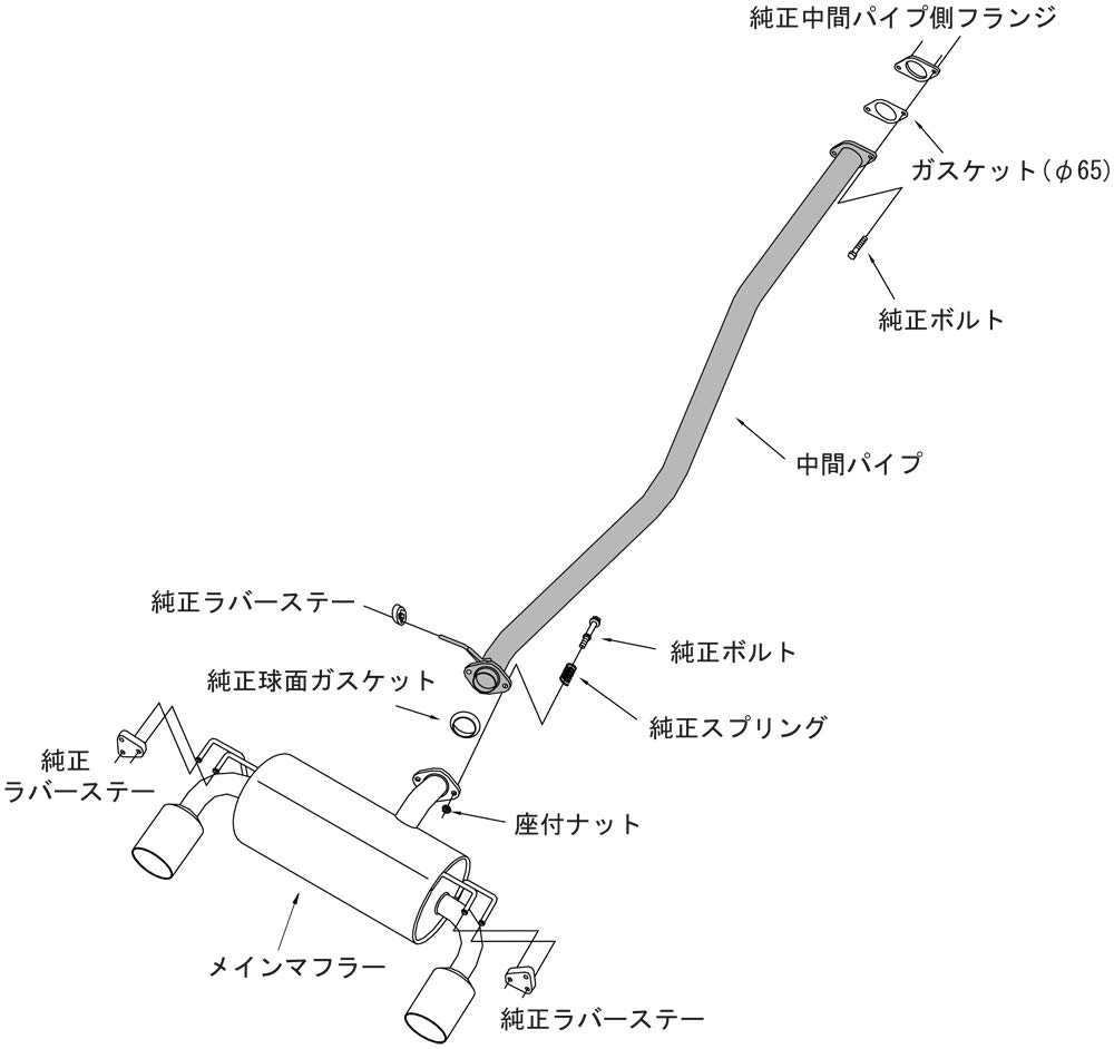 Amazon | HKS マフラー リーガマックスプレミアム ミツビシ ギャラン