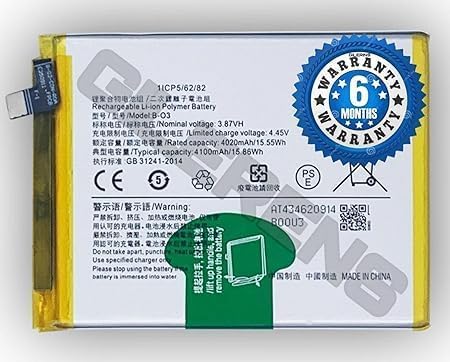Image of Original B-03 Battery for VIVO Y73S Battery with 6 Month Warranty**** (B-03 for)