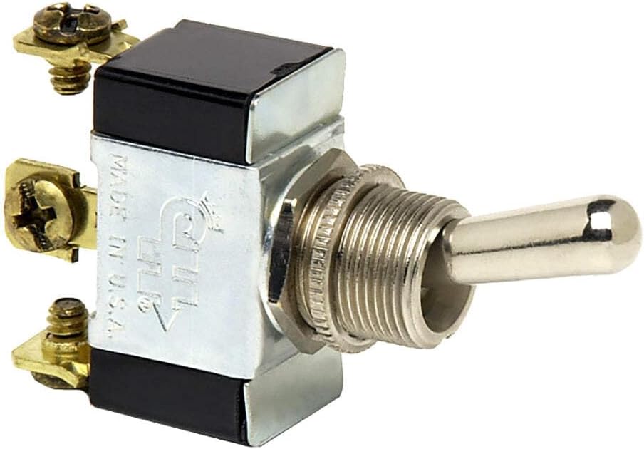 Cole Hersee Heavy Duty Toggle Switch SPDT On-Off-(On) 3 Screw