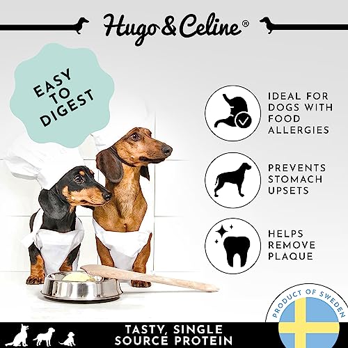 Hugo & Celine Burger Bites Dog Treats, 100% Pure Swedish Beef, Natural, Healthy, Grain Free, Low Fat Treat. for Puppies Small - Image 3