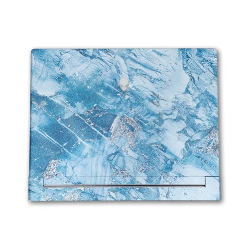 Image of Glossy Glitter Laptop Skin Compatible with Alienware X16 R2 (2024) - Winter Rock - Premium 3M Vinyl Protective Wrap Decal Cover - Easy to Apply | Crafted in The USA by MightySkins
