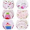 Haimoburg 6 stuks waterdichte baby leerluier trainerbroek ondergoed luiers luierbroek voor toilettraining…