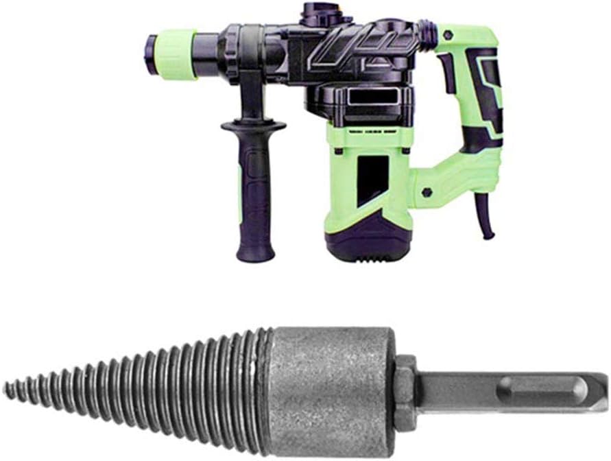Firewood Log Splitter Drill, Wood Splitter Drill Bits,Heavy Duty Drill Screw Cone Driver for Hand Drill Stick (Square Shank)