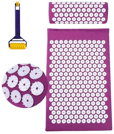 ACS MART Acupressure Mat and Pillow Set for Back/Neck Pain Relief and Muscle Relaxation Sharp Point Multi Colour (B0BM4GJ1WJ) Amazon Price History, Amazon Price Tracker