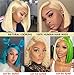 Blonde Bob Wig Human Hair 13X4 HD Lace Full Frontal Wig (14 Inch, 613) 200% Density 613 Straight Short Bob Wigs Free Part Pre Plucked with Baby Hair Natural Hairline