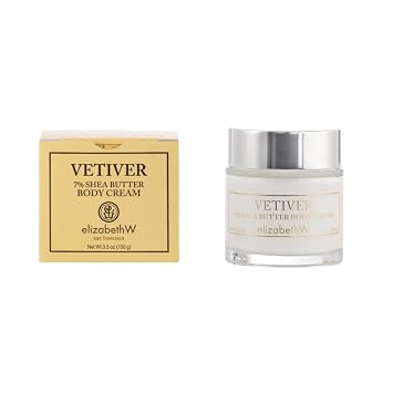 Elizabeth W, Vetiver Body Cream, 3.5 Ounces