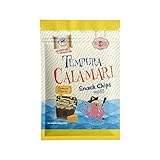 Swashbuckle Snacks Crispy Tempura Calamari Snack Chips Cheese Flavor 5.29oz (150g), Made in Japan, Otsumami