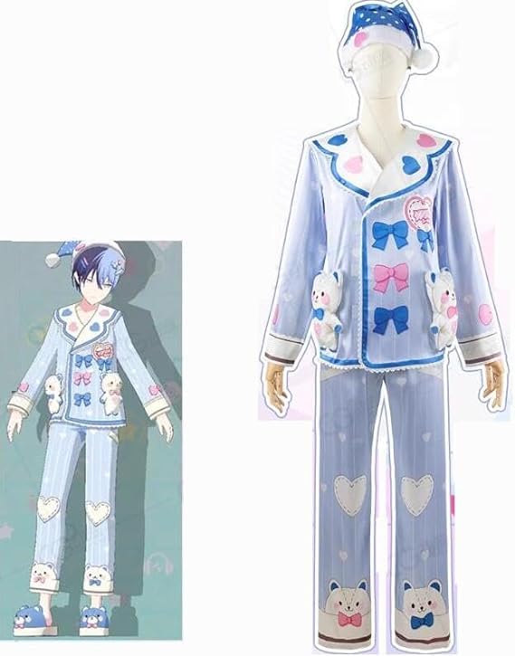 Amazon.co.jp: コスプレ衣装 青柳 冬弥風 あおやぎ とうや ベアーの 