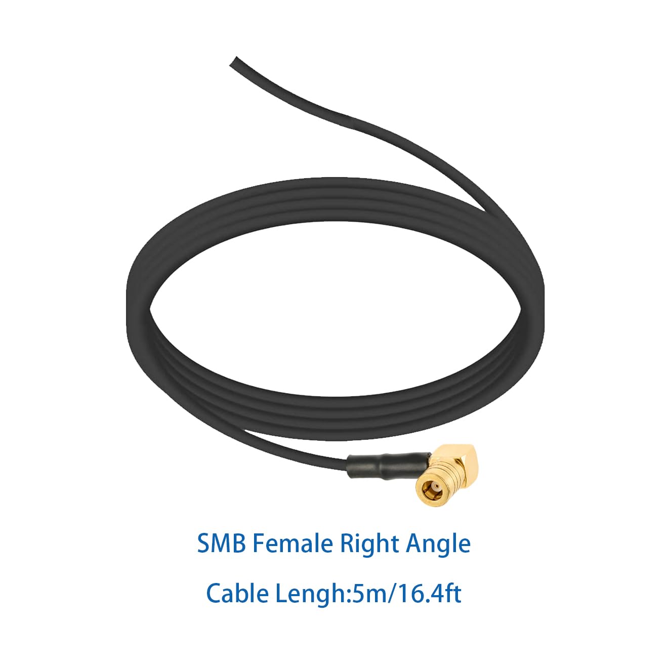Vecys DAB+ Antena Samochodowa Shark Fin FM/AM Antena Radiowa Wzmacniacz Sygnału SMB do DIN Złącze Wtykowe Samochodowa DAB Cyfrowa Radio Stereo 5m Kabel RG174