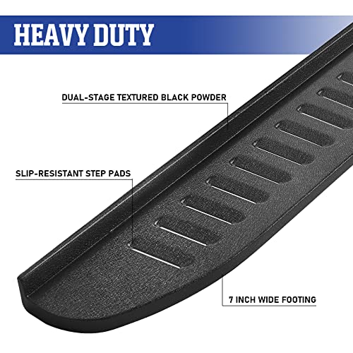 Estribos laterales para Chevy Silverado 7 pulgadas miniatura 5