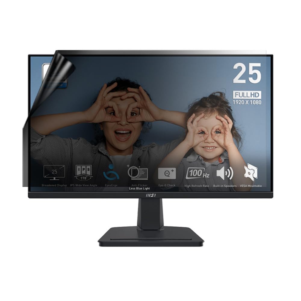celicious Privacy Lite 2-Way Anti-Glare Anti-Spy Filter Screen Protector Film Compatible with MSI Pro MP251