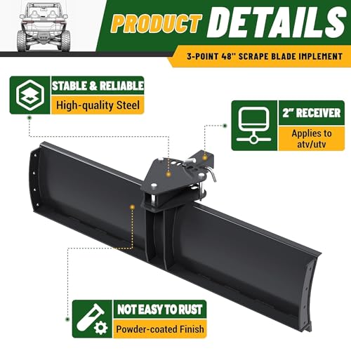 ECOTRIC 48 Inch Scrape Blade