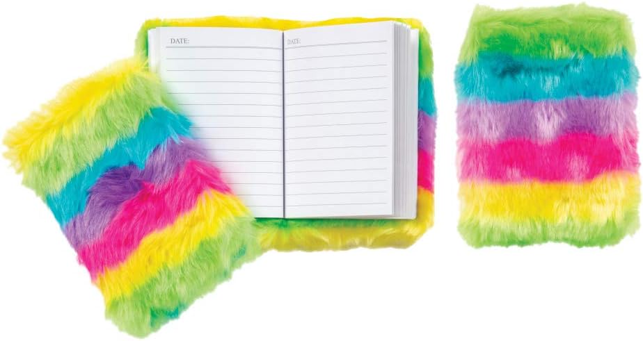 Raymond Geddes Rainbow Furry Memo Pads (Pack of 12)