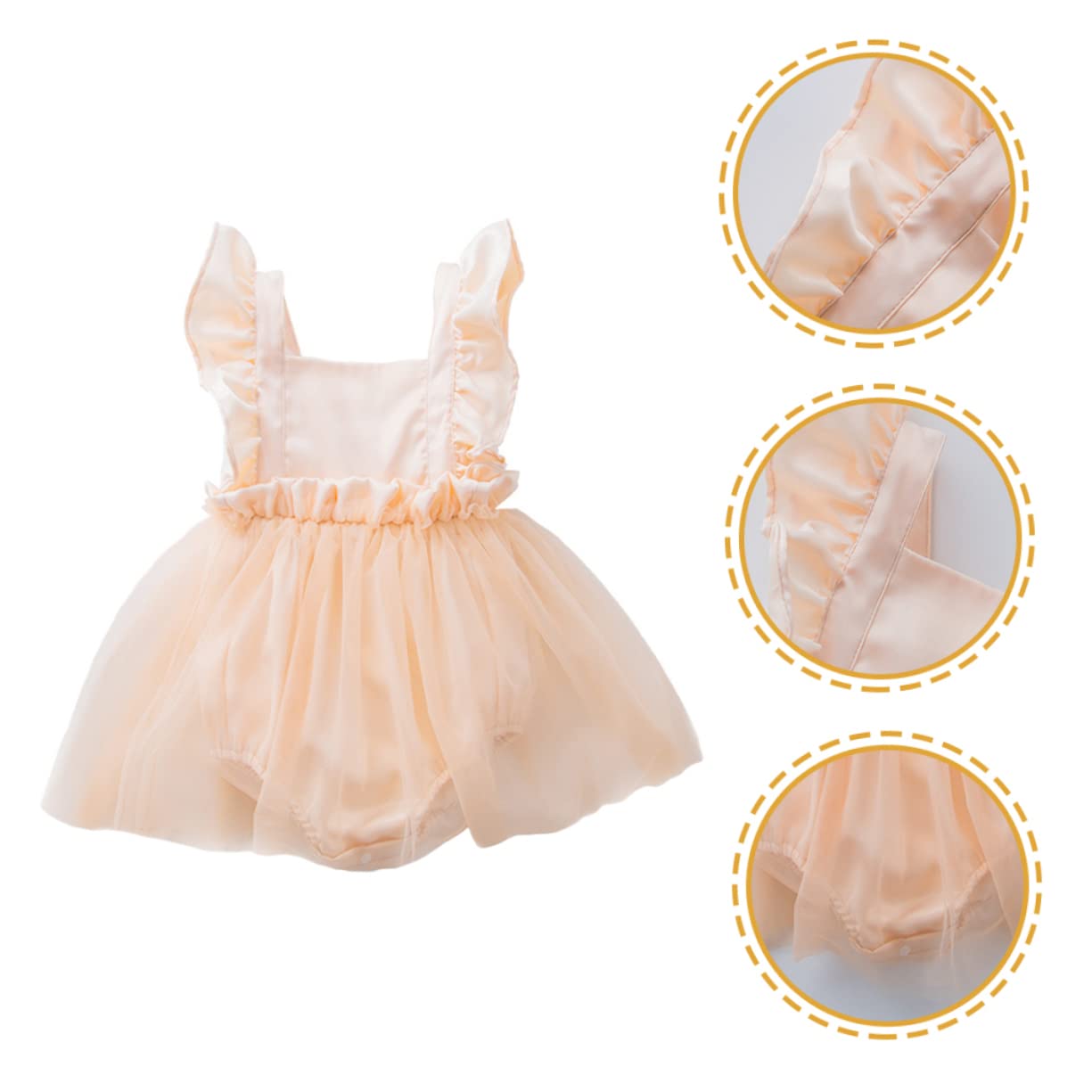 Vuelo Manga Mameluco Vestido Bebé Niña Vestido De Verano os De Niña Bebé o De Tutú o De Malla Ropa De os De s os De Tutú Para