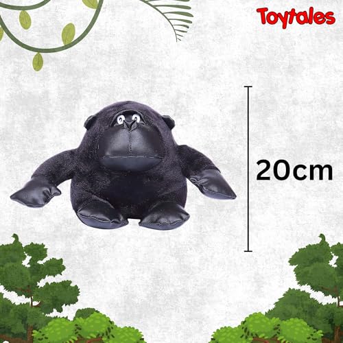 Image of TOYTALES Soft Toy Combo Puffy Cat & Ziggy Gorila Plush Stuffed Toys for Kids (Pack of 2)