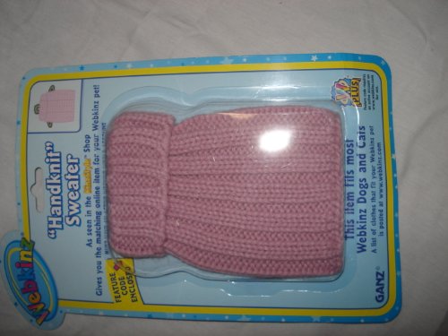 Sweater Webkinz miniature tricoté à offrir pour un anniversaire d'enfant