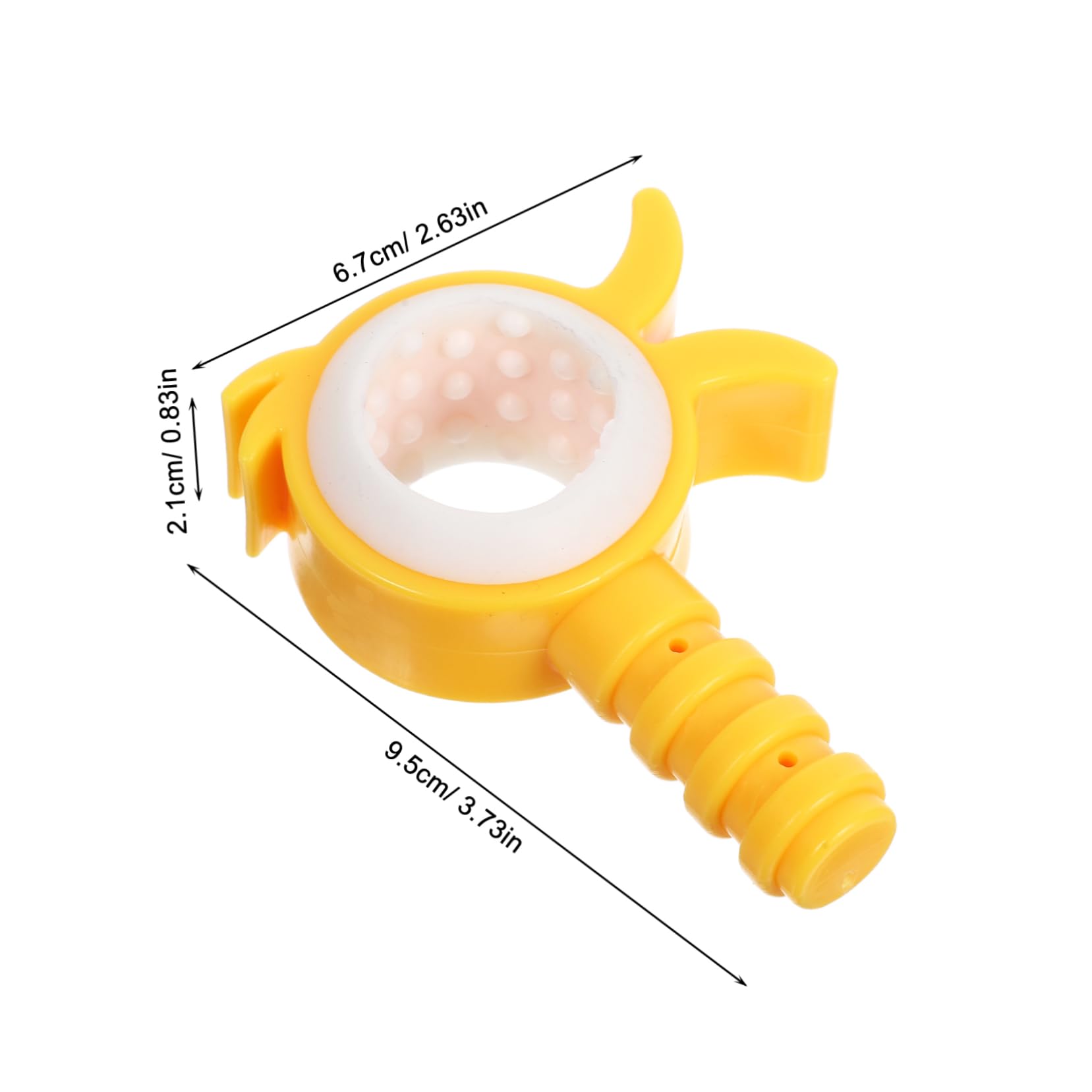 Ciieeo Window Assistive Device Window Blinds Blind Rod Hook Opening Tool Window Catch Rod Hook Awning Window Accessories Window Pole Hook Opener Hook Pull Rod Clamp Yellow Plastic