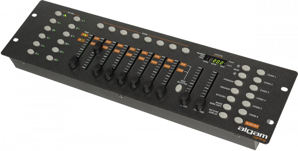 ALGAM LIGHTING Controller DMX 192 (12 Displays x 16 Kanäle) – 482 x 133 x 76 mm – IP20