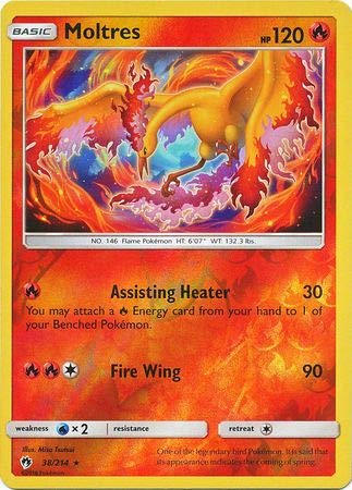 Crystalcommerce Moltres - 38/214 - Rare